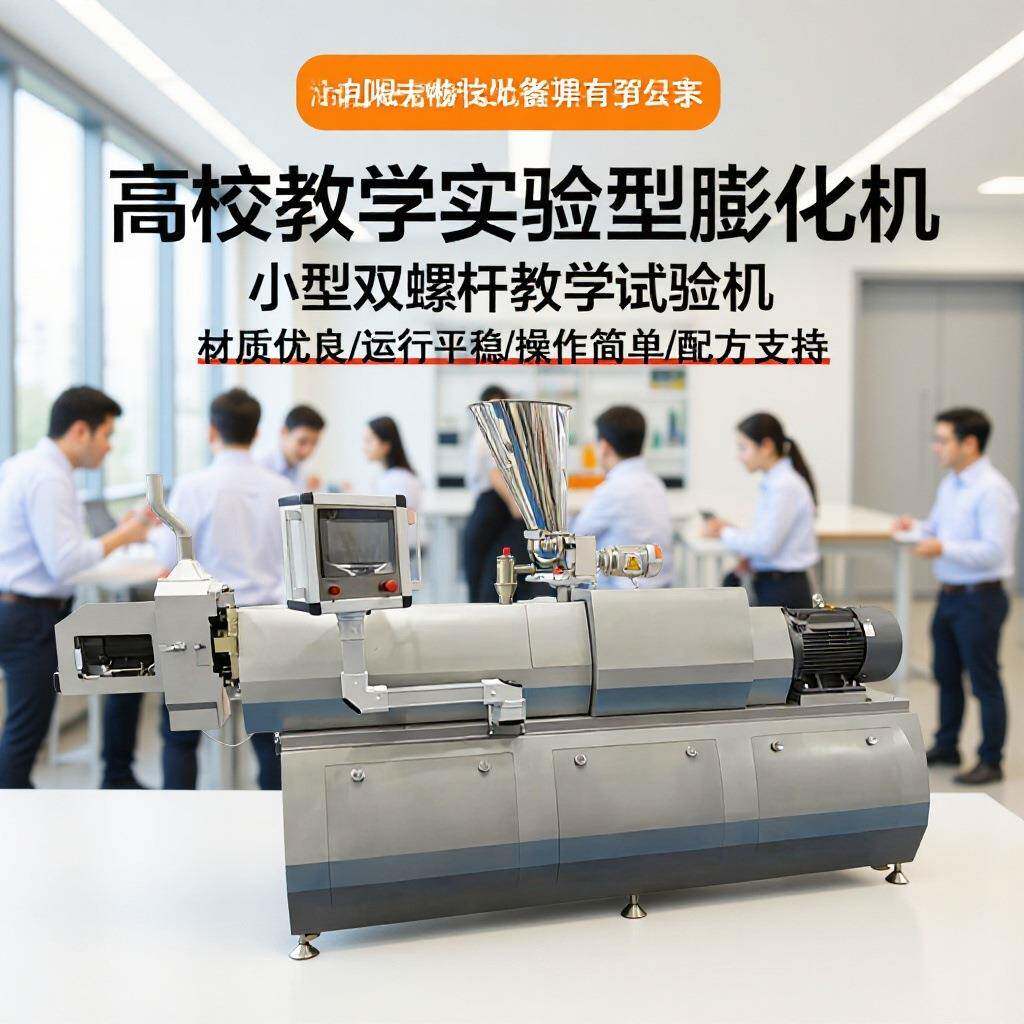 型大学科研机构实验室用食品双螺杆膨化机教学校研究用试验机