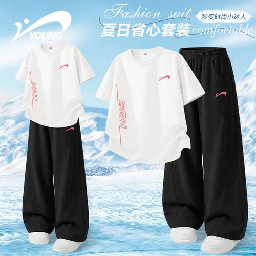 贵人鸟童装女童夏套装