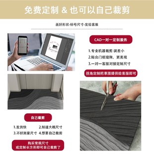 现代进门可裁剪地垫耐脏耐u蹭入户门脚垫简约高级感大门地毯玄关