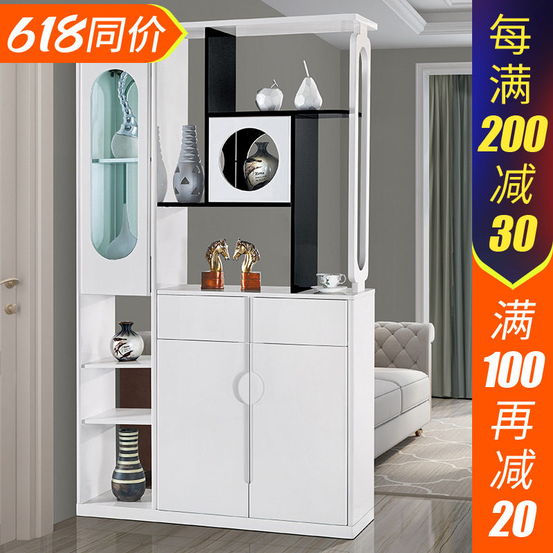 客厅玄关柜1.2米隔p断柜双面靠墙置物酒柜现代简约进门入户间厅柜