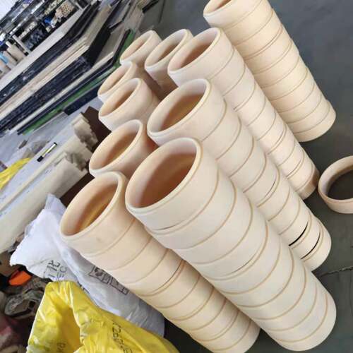 定做加工PA管套  升降柱专用套  mc浇K铸耐磨白色套  米色尼龙套