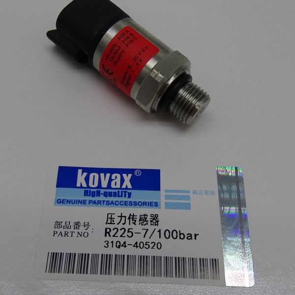 KOVAX压力传感器R225-7/100bar 31Q4-40520挖掘机配件 压传感器