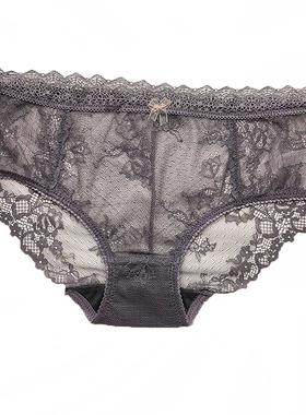 满4减15 新品全蕾丝无痕透气少女性感蕾丝内裤女 中低腰三角裤头