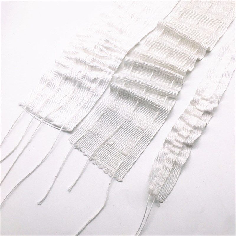 窗帘窗幔抽带交叉布带窗饰辅料配件单钩S钩挂钩带四线三线白布带,居家布艺,无纺布,淘宝优惠券,粉丝福利购,淘宝优惠卷