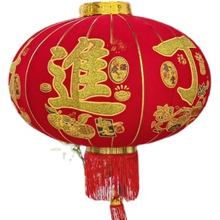 2022新款大红灯笼添丁进财乔迁家用农村大门口阳台中国风挂饰吊灯