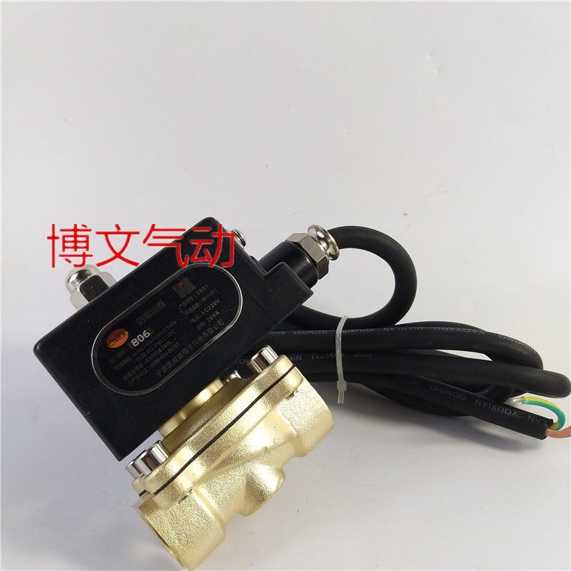二通防爆电磁阀2W160-15B DN15常闭4分G1/2水阀 气阀铜体,标准件/零部件/工业耗材,气阀,淘宝优惠券,粉丝福利购,淘宝优惠卷