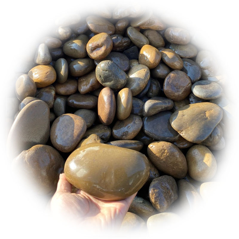 河南河卵石鹅卵石河滩石变压器变电站石头天然园林造景鹅卵石滤料