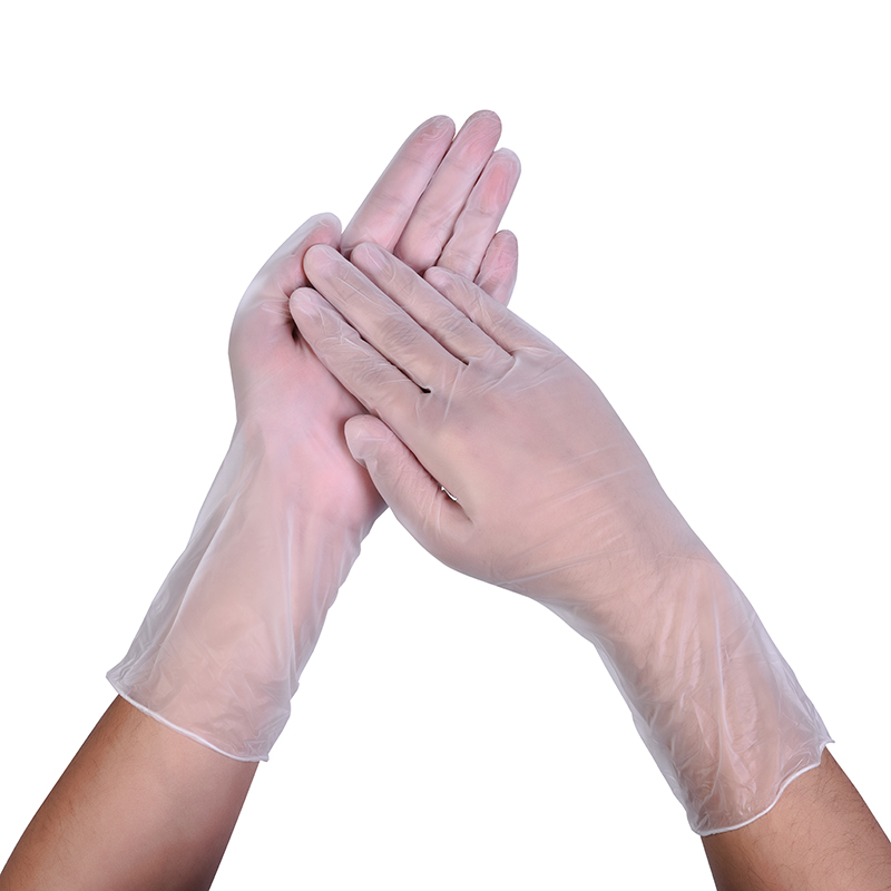 一次性手套PVC乳橡胶食品餐饮烘焙透明牙科防静电美容足疗店修脚