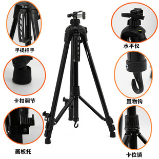 美术生画板画架套装大手摇支架式画架写生素描铝合金折叠画架便携