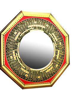 八卦镜凸镜家宅家用门口挂件化挡s吸招c九宫凹面图摆件