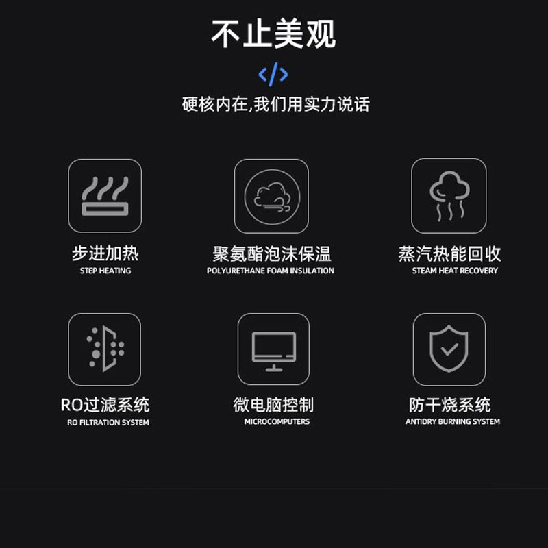 威可利配件步进式净水器WR-60L商用家用直饮水机净化五级ro反渗透