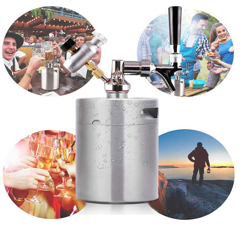 16g二氧化碳小钢瓶啤酒机救生手环水族箱用有螺纹CO2苏打水小气瓶 - 实物图