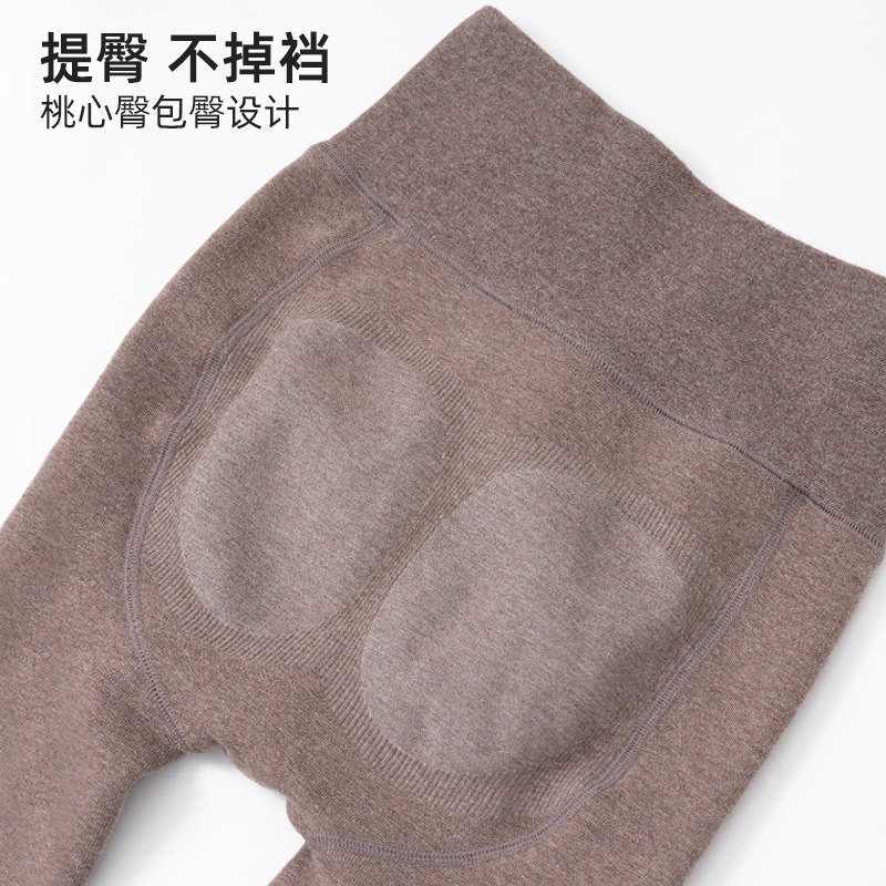 打底裤加长版高个子加绒加厚连袜裤高腰收腹踩脚压力瘦腿袜裤冬季