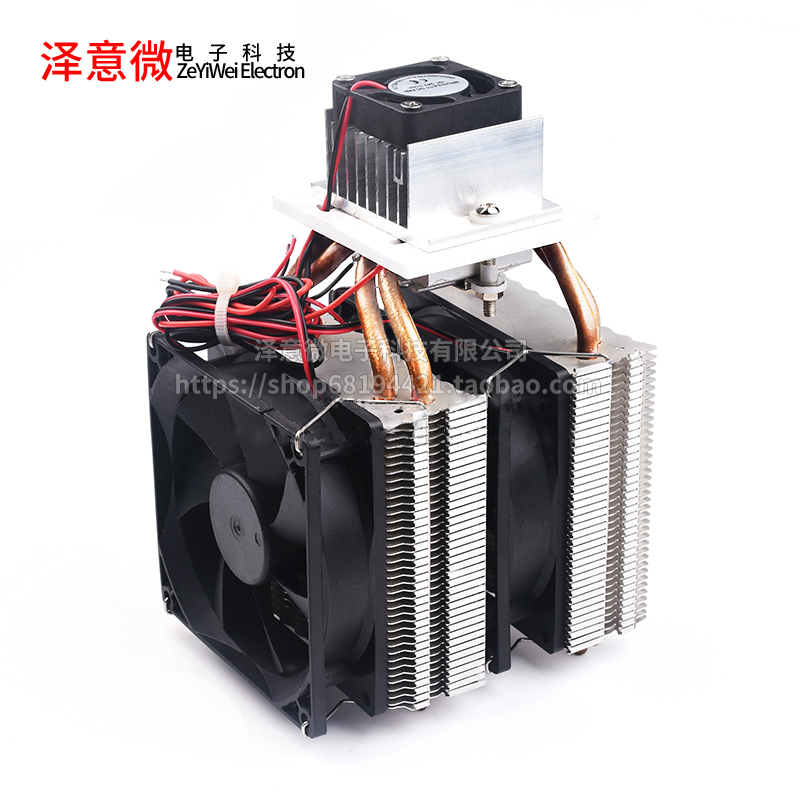 24v半导体制冷片套件汽车电子制冷器diy散热器降温套装车载小冰箱