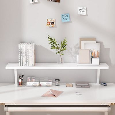 书桌收纳置物架儿童桌面书架学习桌多层加高阅读架子多功能增高架