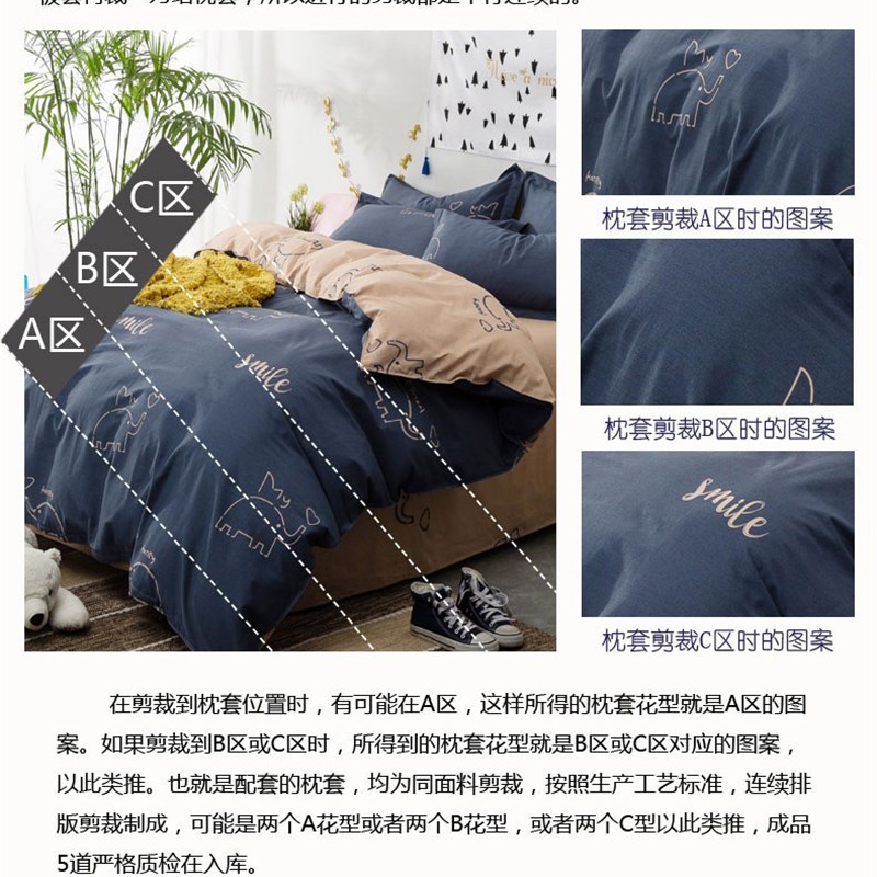 简约托尼纯棉枕套一对装全棉磨毛加厚枕芯套单人宿舍枕头套48x74