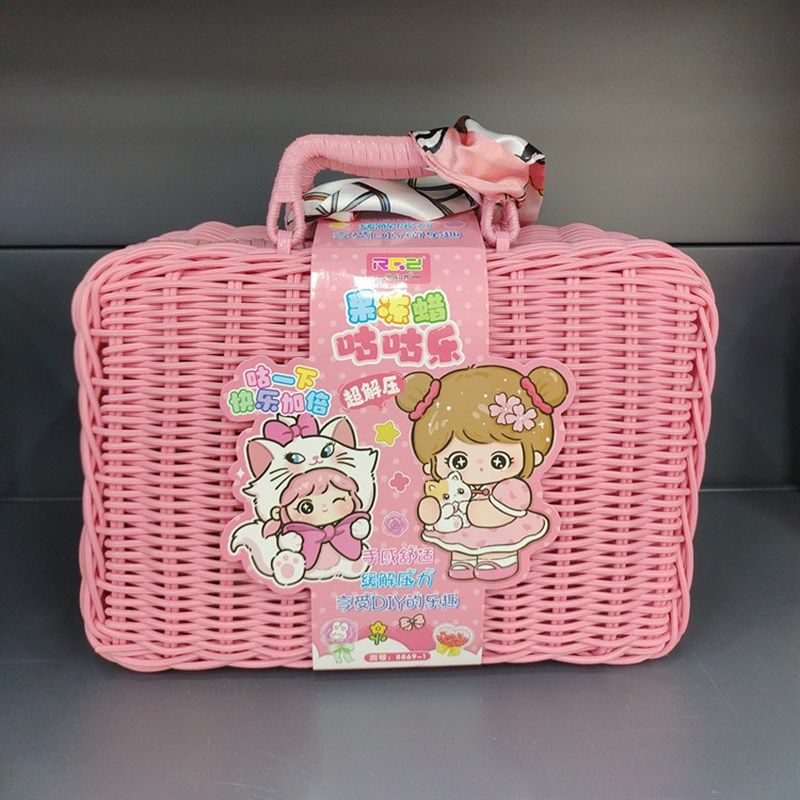 锐启智咕卡包包套装益智捏捏DIY手工果冻蜡火器印章女孩解压玩具,文具电教/文化用品/商务用品,咕卡/咕卡盘/配件,淘宝优惠券,粉丝福利购,淘宝优惠卷