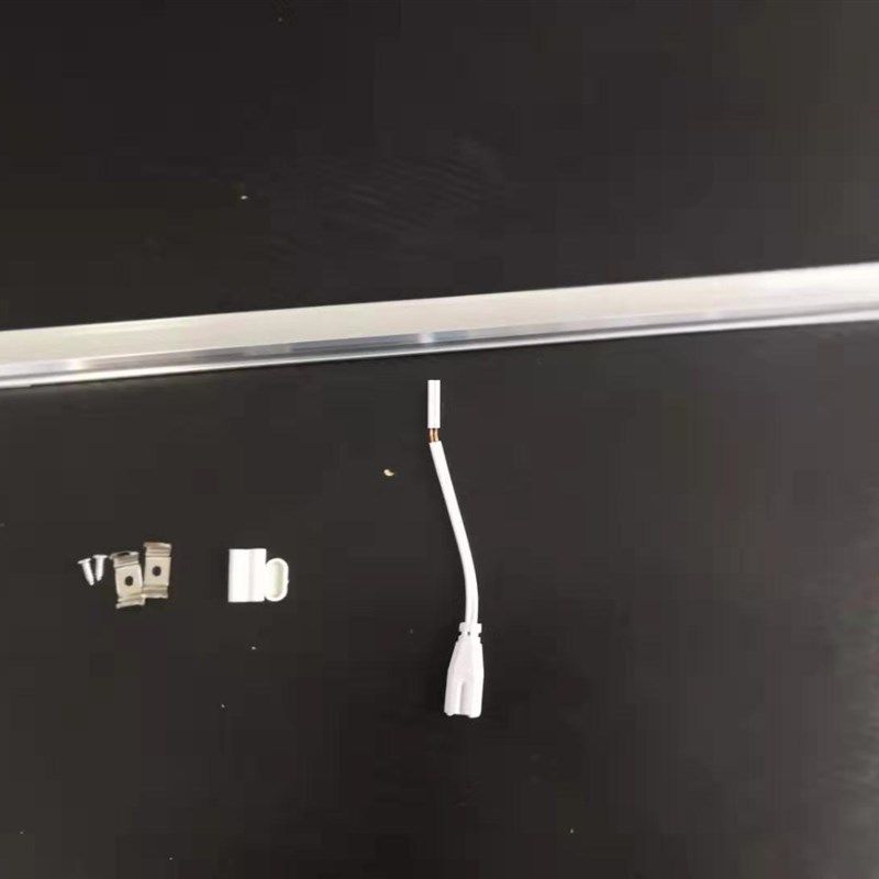 T4灯管支架老式长条家用t5灯管28w日光灯架12w小镜前灯荧光灯底座