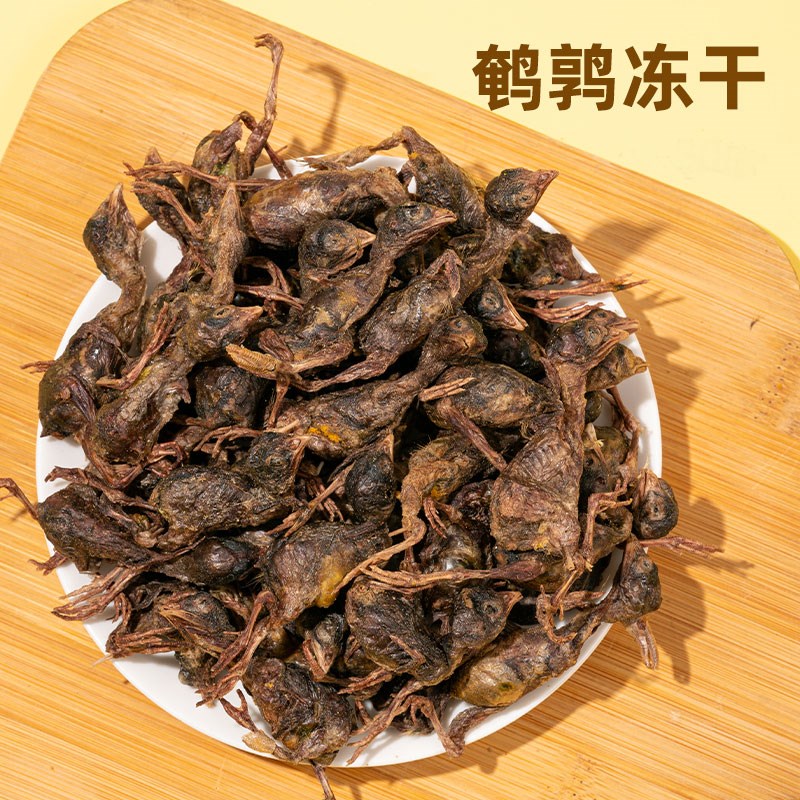 鹌鹑冻干猫零食营养增肥发腮猫咪零食小鱼干生骨肉宠物磨牙幼猫粮