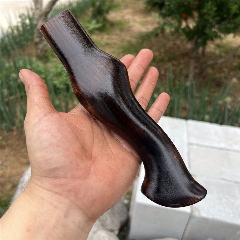 包浆小手柄斧子把盘玩q把玩斧柄露营斧收藏斧专用精品手柄手工雕