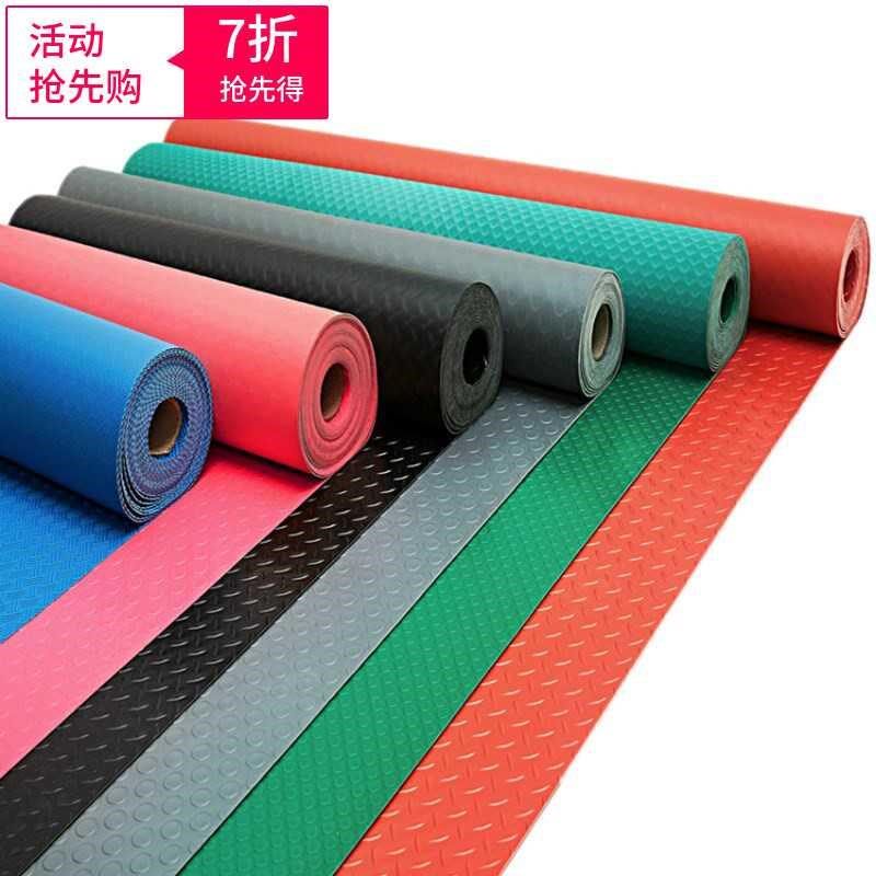工业工厂车间防静电pvc牛津地垫钢花纹耐磨抗腐Y地板卷材包邮
