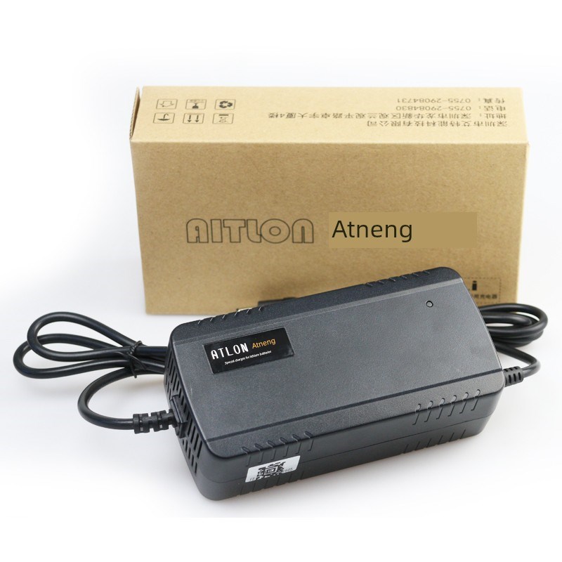 艾特能锂a电动车电池48V 54.6V2A 电动自行车充电器超威专用充电