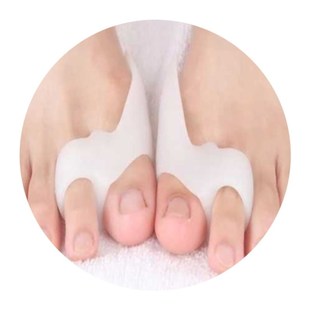 Toe separator valgus corrective insoles omrthotics Hallux