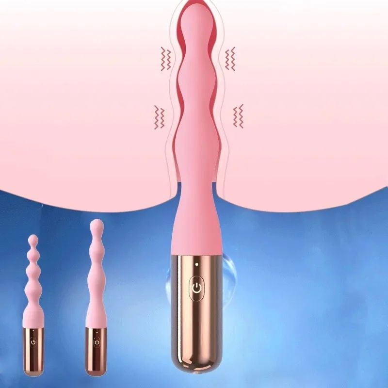 Anal Bead Vikbrator Butt Plug Prostate Massager Dildo