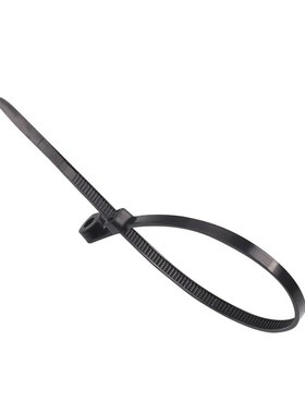 固定头式尼龙扎带4x150x200*5x250mm头部螺丝固定孔扎线带卡扣条