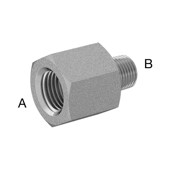 Male NPT Female 耐极压316不锈钢六角变径内外丝直通