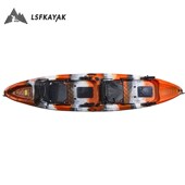 滚塑皮划艇 户外钓鱼船 双人船 塑料双人皮划艇 双人平台舟带座椅