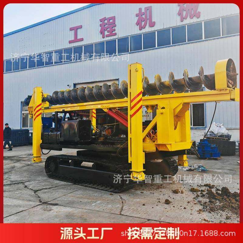 农村自建房基础桩钻孔机12米轮式地基打桩机360°旋转螺旋桩架,五金/工具,拌料机,淘宝优惠券,粉丝福利购,淘宝优惠卷