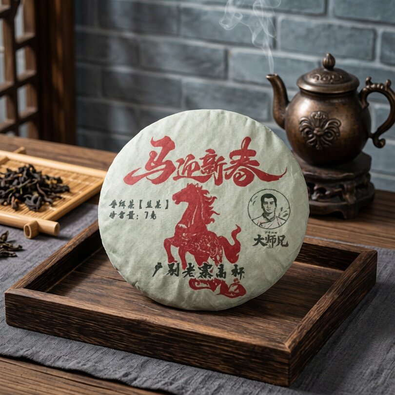 2025广别老寨高杆普洱生茶龙珠