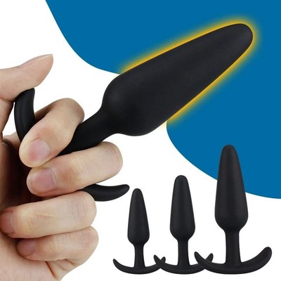 % Safe Silicone Dilrdo Anal Plugs Butt Plug Unisex Sexy