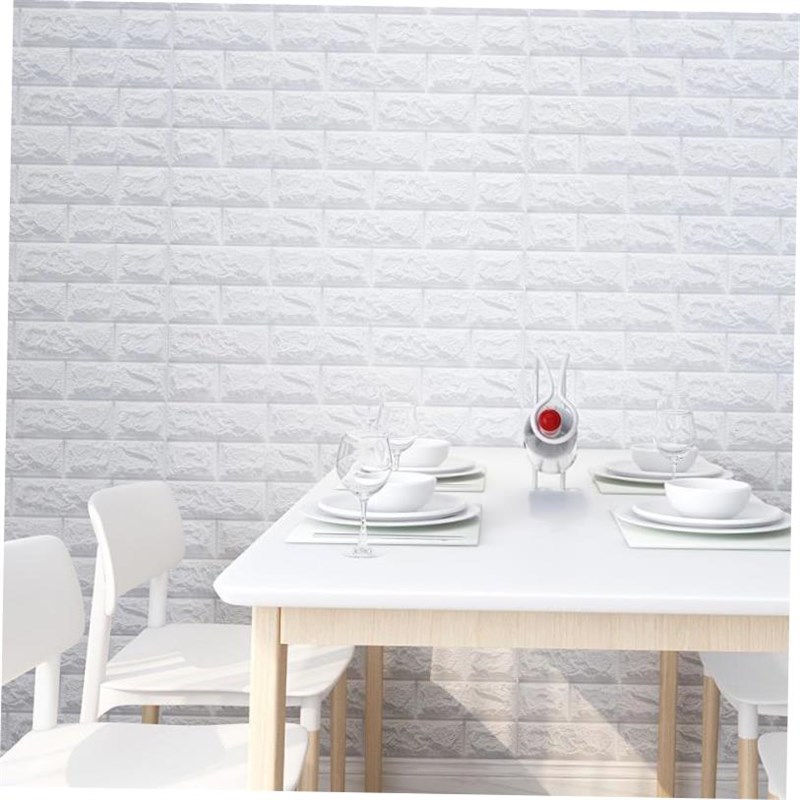 3D Wall Stickker Imitation Brick aterproof Wallpaper Room