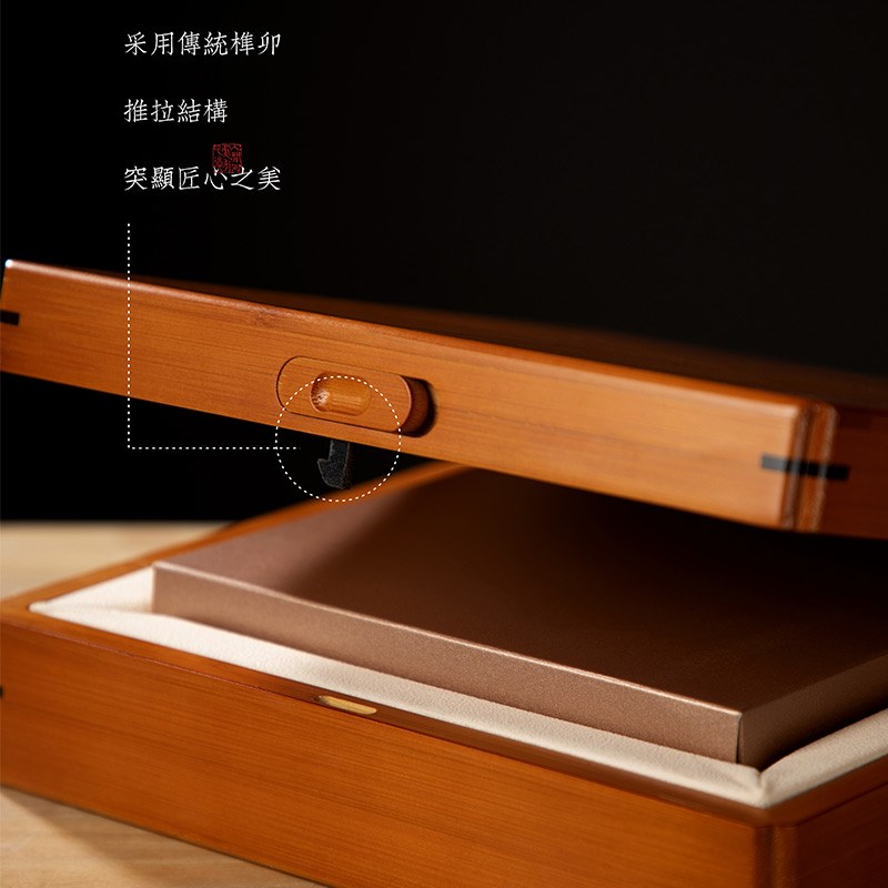 高档竹盒普洱茶包装盒空盒357克饼盒福鼎白茶饼盒茶叶盒布袋定制
