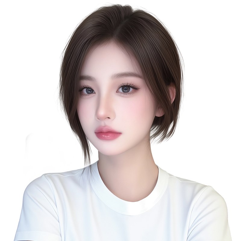 假发片浏海女片头顶补发增发量全真人发蓬松遮白发轻薄八字浏海片