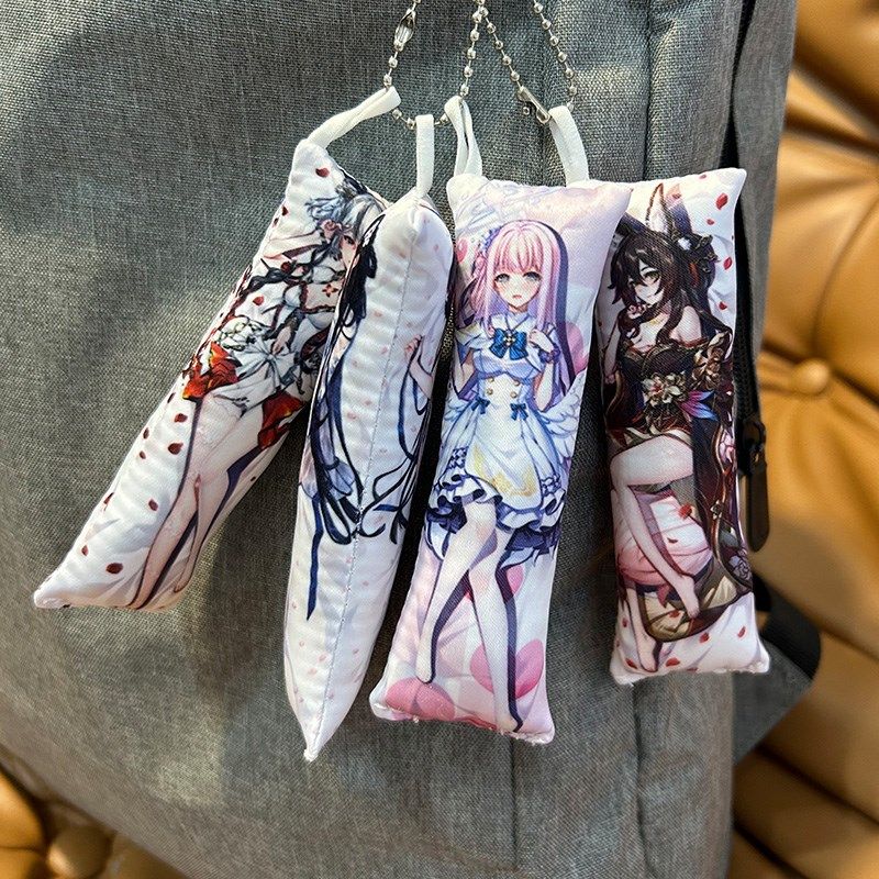迷你抱枕挂件鸣潮 守岸人 飞霄灵砂椿花火动漫游戏书包钥匙挂饰,模玩/动漫/周边/娃圈三坑/桌游,动漫挂件/文具,淘宝优惠券,粉丝福利购,淘宝优惠卷