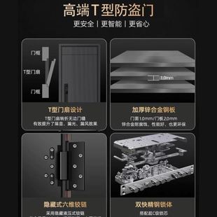 甲级防盗门进户门家用出租屋钢制防盗门入户门工程门门扇新款