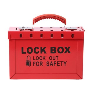 工业安全便携式 X02放锁箱 钥匙箱金属手提可视化多孔管理共锁箱BD