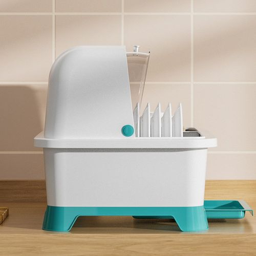 厨房沥水碗柜带盖放碗箱装碗碟盘餐具家用碗架置物架子碗筷收纳盒