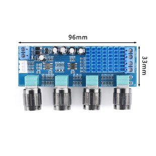 TDA3116D2数字功放板2 80W大功率双声道放大器模块音调板运放M577