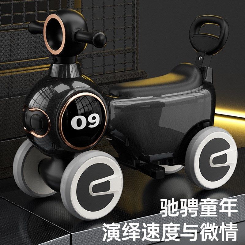 新款儿童滑行车 扭扭车音乐灯光宝宝可坐可推1-4岁四轮男女孩滑步