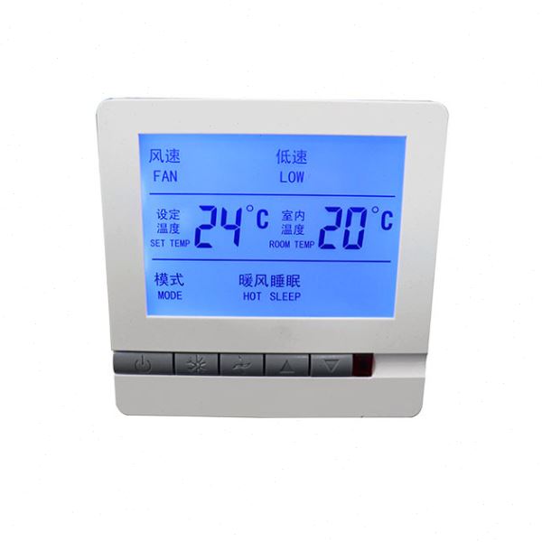 风管机空调液晶温控器中央空调控制面板三速开关温度控制