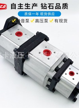 双联齿轮泵PA-AZPFF POOCCA高压三联液压泵齿轮泵厂家直销