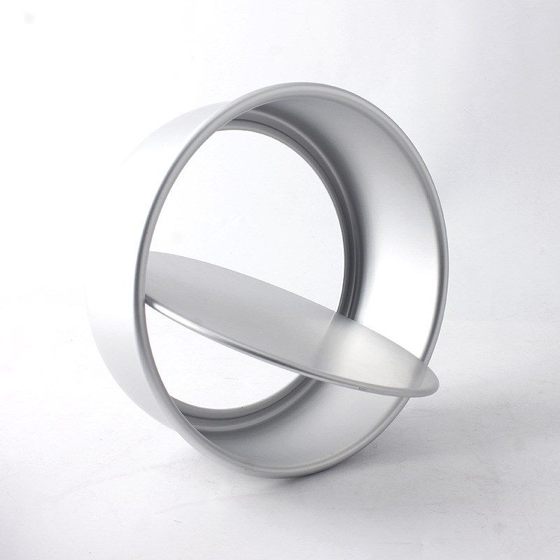 16寸直身戚风蛋糕模具阳极圆形16英寸活底模无标跨境烘焙模具出口