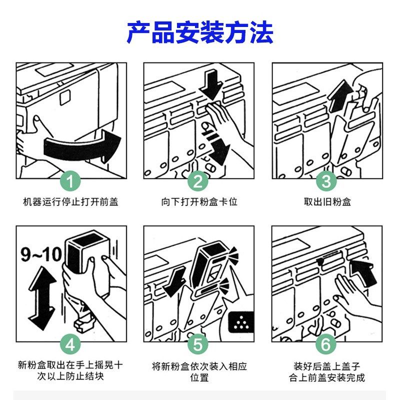 适用理光Aficio MPC6000 MPC7500C型粉盒MPC7501C碳粉墨粉MPC6501