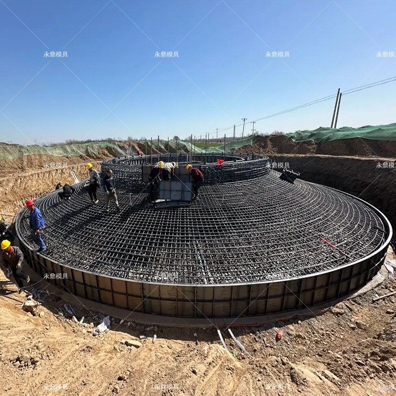 现浇风力发电基座钢模板风电基础定型模具浇筑混塔式底座承台钢模