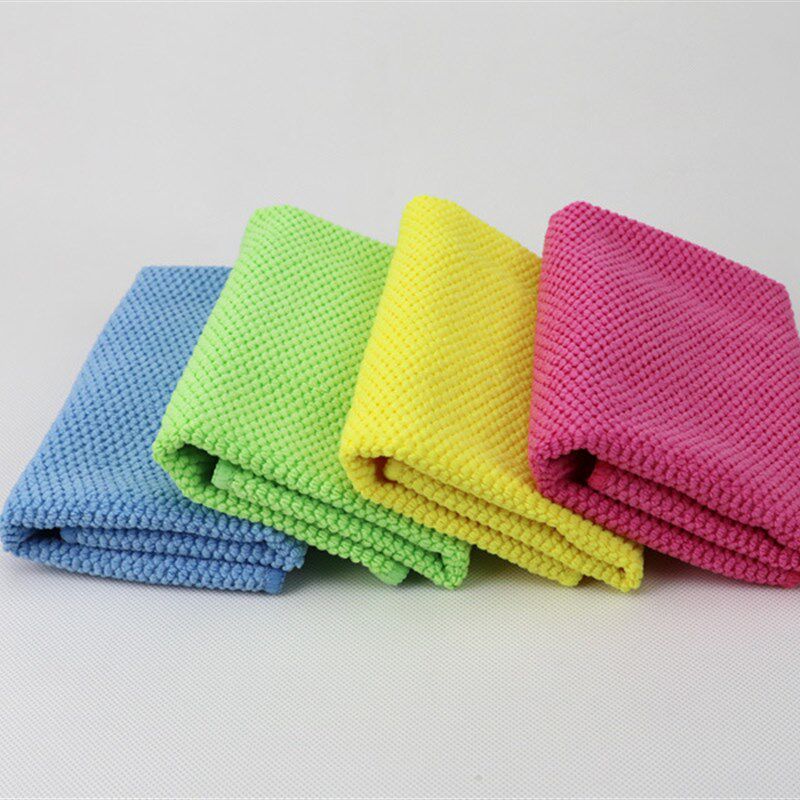 厨房洗碗珍珠抹布吸水加厚擦玻璃家务清洁毛巾不掉毛不沾油洗琴萱