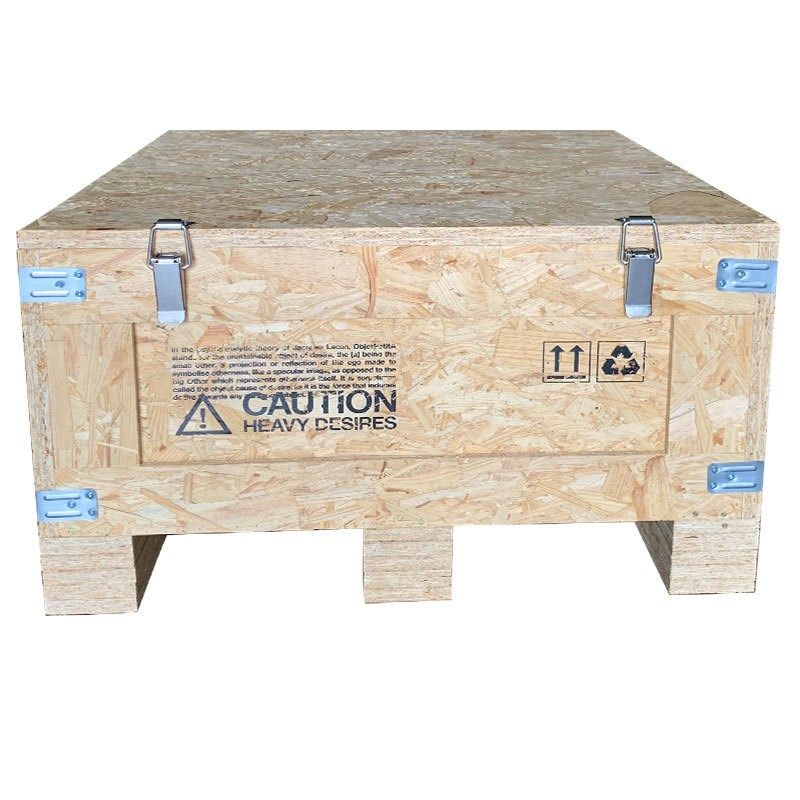 欧松板陈列装饰木箱灯具工业风osb刨花板木箱出口免熏蒸装运木箱